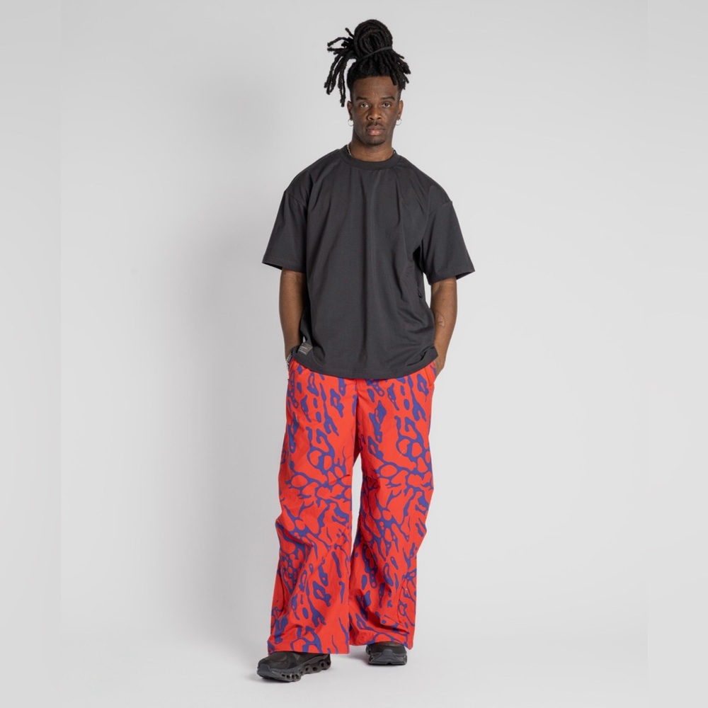 Nike Sportswear Project FROG Men's Parachute Pants HQ0467-635 Red Blue Sz S
